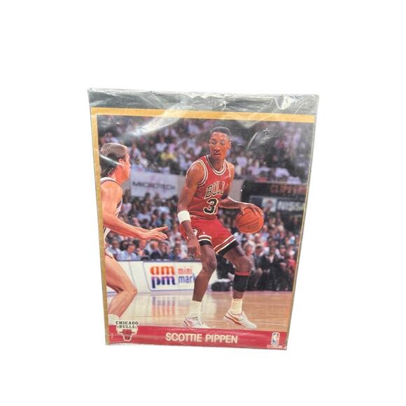 Scottie Pippen Collect NBA Hoops Action Photos 8x 10 - Picture 1 of 3